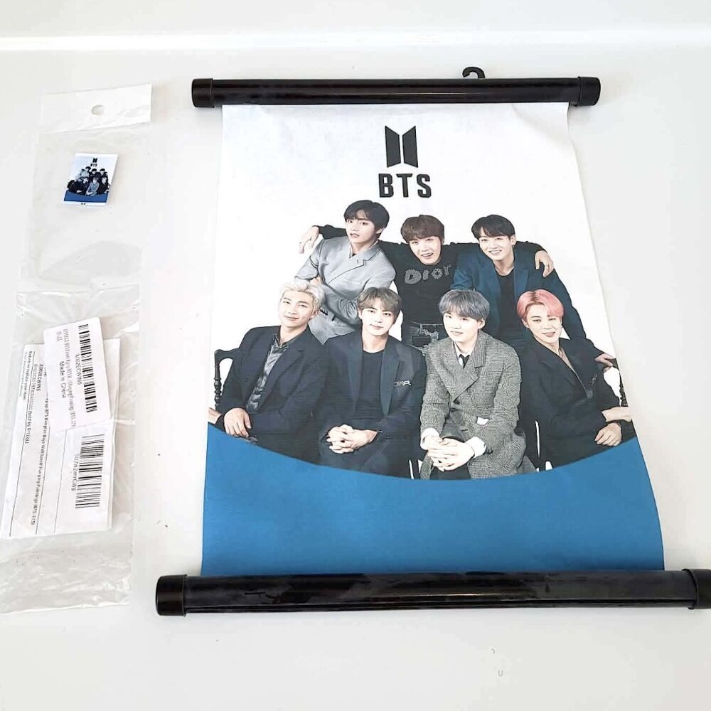 Bts Mini Hanging Wall Painting Wall Scroll
